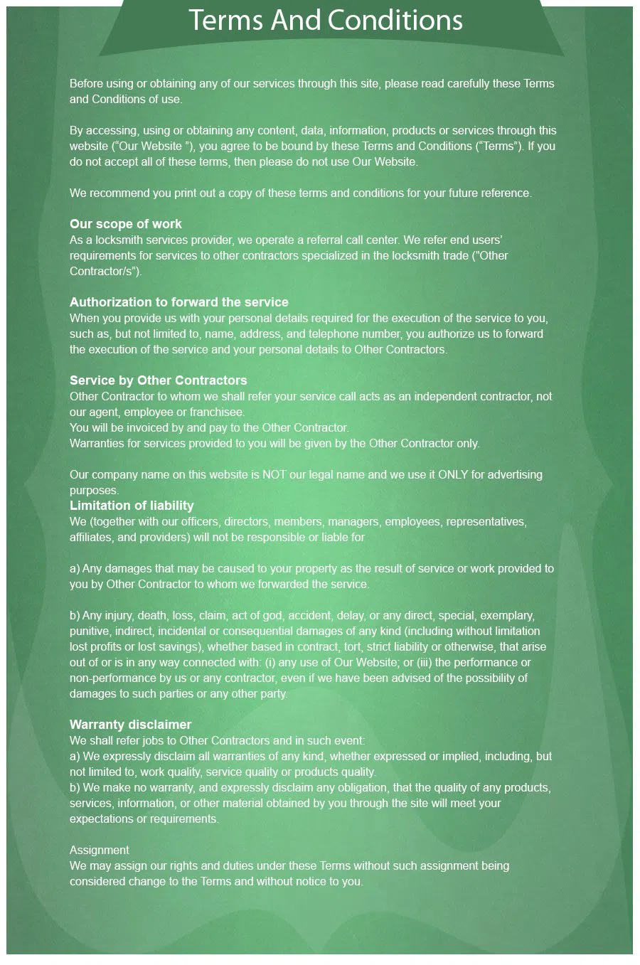 Palmyra Locksmith Service Palmyra, NJ 856-545-9207 - terms-and-condition-68-16mod